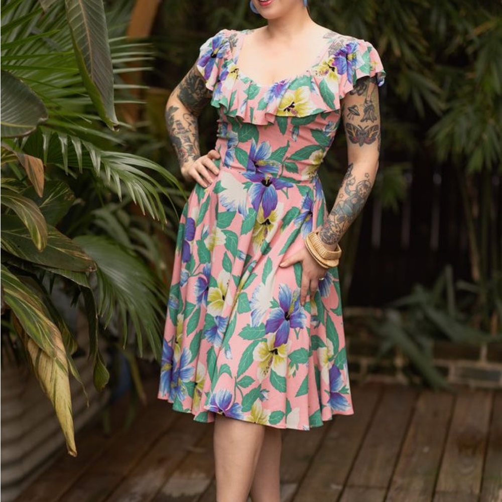 Trashy Diva 🌺 Hollywood Dress with Pockets